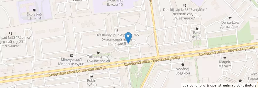 Mapa de ubicacion de Новотроицк 462351 en 러시아, Приволжский Федеральный Округ, Оренбургская Область, Городской Округ Новотроицк.