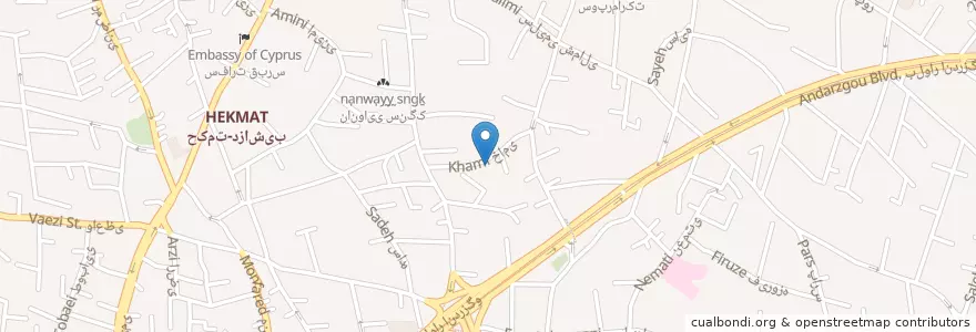 Mapa de ubicacion de عمو سهراب en Iran, Teheran, شهرستان شمیرانات, Teheran, بخش رودبار قصران.
