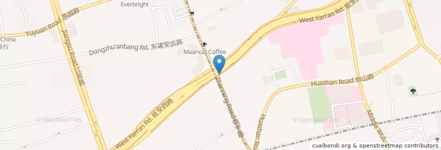 Mapa de ubicacion de Real Shanghai Cafe & Bar en China, Shanghai.