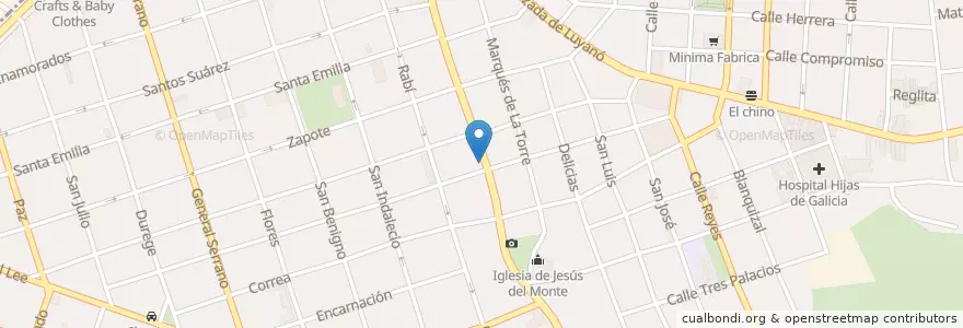 Mapa de ubicacion de Cajero Automático en 쿠바, La Habana, Diez De Octubre.