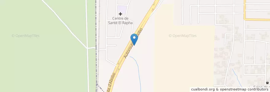 Mapa de ubicacion de Oryx en 科特迪瓦, 阿比让.