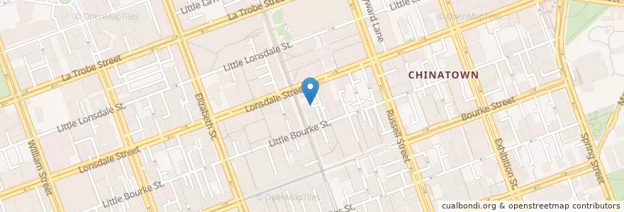 Mapa de ubicacion de Mesa Verde en Australien, Victoria, City Of Melbourne.