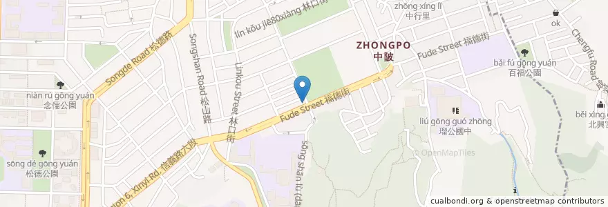 Mapa de ubicacion de 均合素食點心坊 en Taiwan, 新北市, Taipei, 信義區.