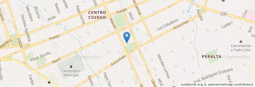 Mapa de ubicacion de Conservatorio de Música "Jose Maria Ochoa" en کوبا, Holguín, Holguín.