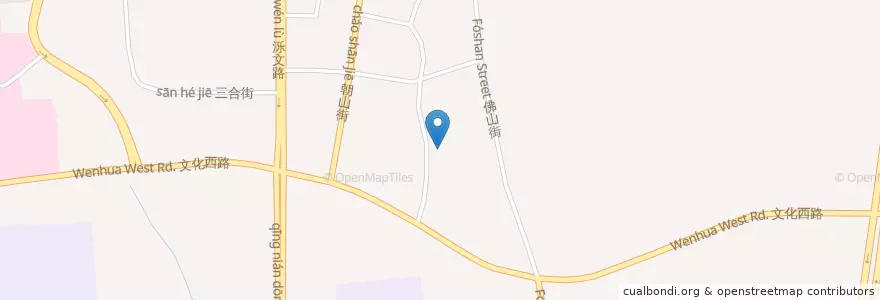 Mapa de ubicacion de Buddhist Restaurant en Chine, Shandong, 济南市, 历下区.
