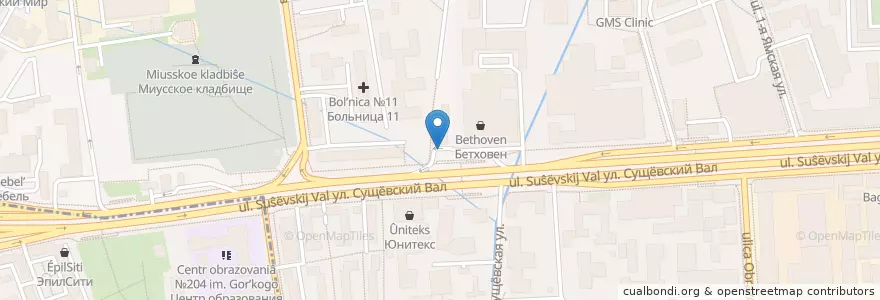 Mapa de ubicacion de ЕКА en Rusland, Centraal Federaal District, Moskou, Северо-Восточный Административный Округ, Район Марьина Роща.