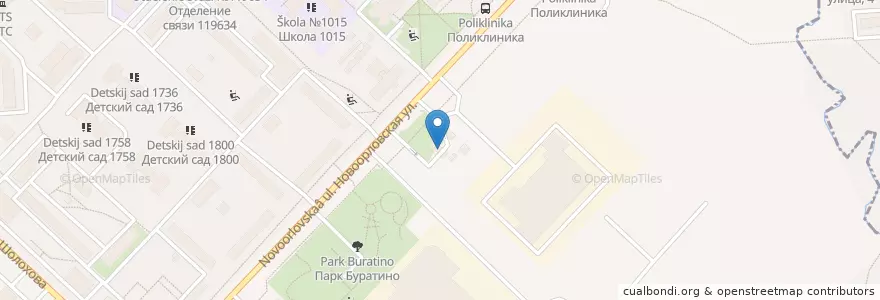 Mapa de ubicacion de ЕКА en Russia, Central Federal District, Moscow, Western Administrative Okrug, Novo-Peredelkino District.
