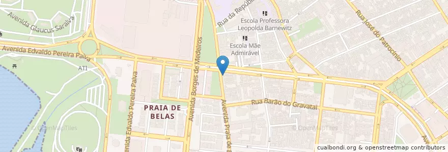 Mapa de ubicacion de HL Restaurante en برزیل, منطقه جنوب برزیل, ریو گرانده جنوبی, Região Metropolitana De Porto Alegre, Região Geográfica Intermediária De Porto Alegre, Região Geográfica Imediata De Porto Alegre, پورتو الگره.