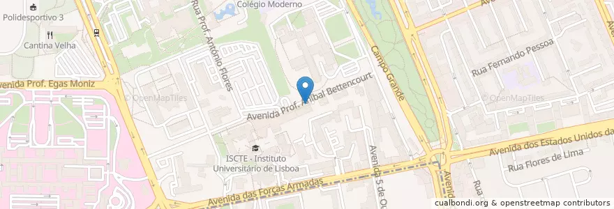 Mapa de ubicacion de Biblioteca ICS en 포르투갈, Área Metropolitana De Lisboa, Lisboa, Grande Lisboa, 리스본.