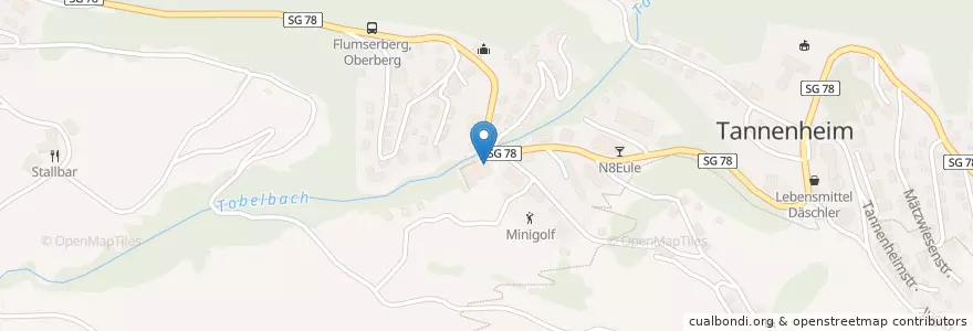 Mapa de ubicacion de Bergpraxis Flumserberg en Suisse, Saint-Gall, Wahlkreis Sarganserland, Flums.