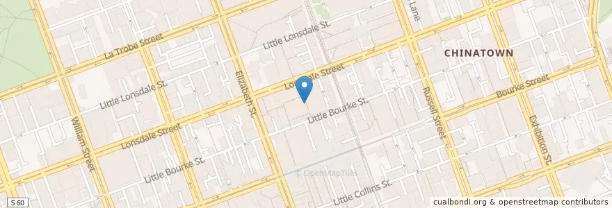 Mapa de ubicacion de Pho Nom en Australie, Victoria, City Of Melbourne.
