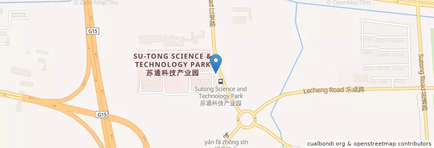 Mapa de ubicacion de 苏通一号 en Çin, 南通市, 崇川区, 江海街道.