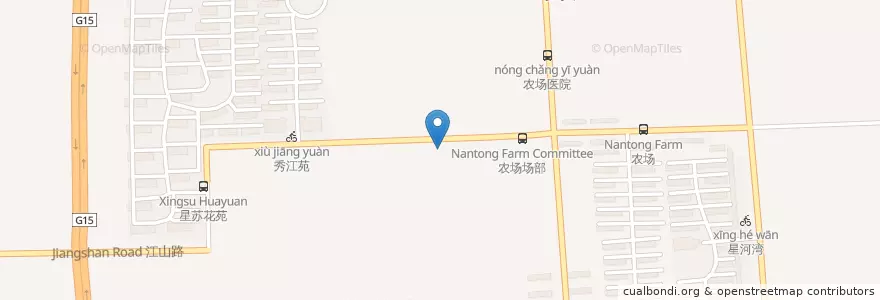 Mapa de ubicacion de 派出所 en Китай, 南通市, 崇川区, 江海街道.