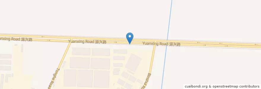 Mapa de ubicacion de 罗莱北区 en China, 南通市, 崇川区, 中兴街道.
