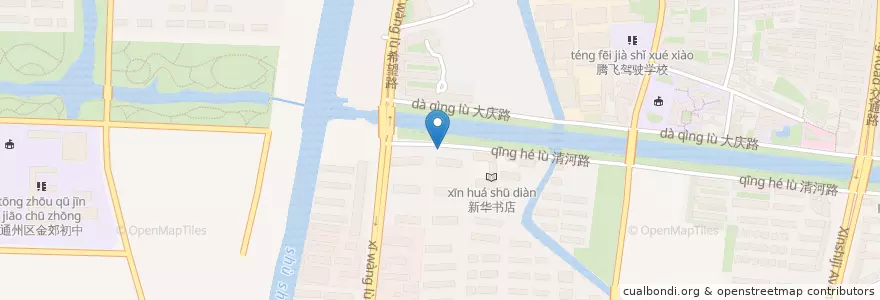 Mapa de ubicacion de 新华城市家园北门 en 중국, 南通市, 通州区, 金沙街道.
