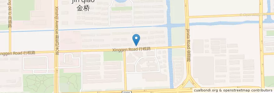 Mapa de ubicacion de 名人世家 en China, Nantong City, Tongzhou District, 金新街道.