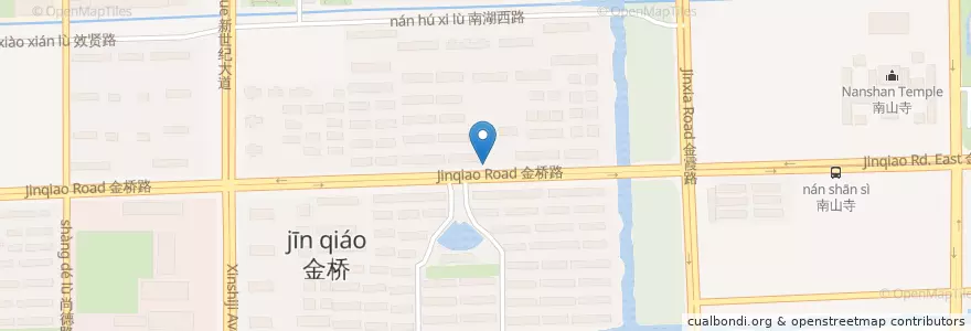 Mapa de ubicacion de 金和家园大门西侧 en Cina, 南通市, 通州区, 金新街道.