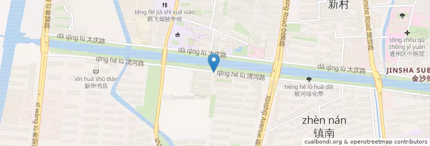 Mapa de ubicacion de 碧水苑北侧 en 中国, 南通市, 通州区, 金沙街道.