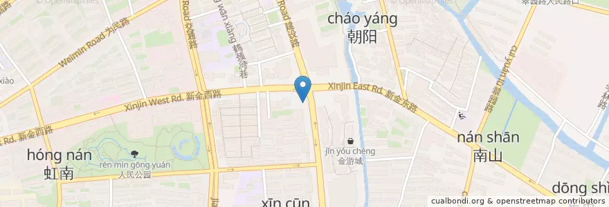 Mapa de ubicacion de 中国电信东侧广场 en China, 南通市, 通州区, 金沙街道.
