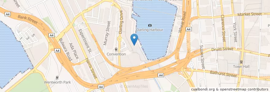 Mapa de ubicacion de Hardrock Cafe Sydney en Australien, Neusüdwales, Council Of The City Of Sydney, Sydney.