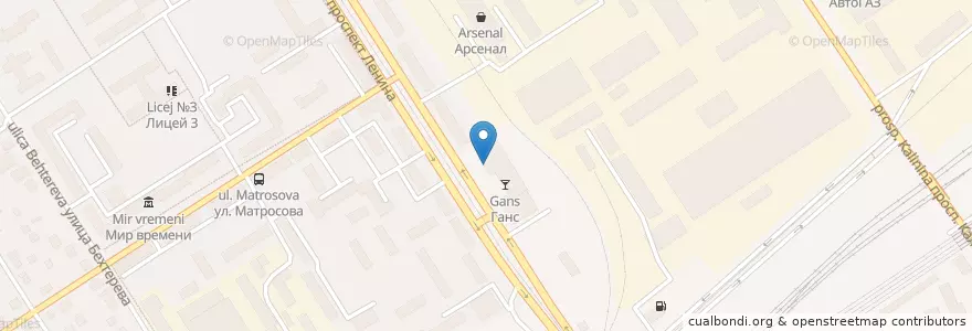 Mapa de ubicacion de Альфа-Банк en روسيا, Сибирский Федеральный Округ, كراي ألطاي, Городской Округ Барнаул.