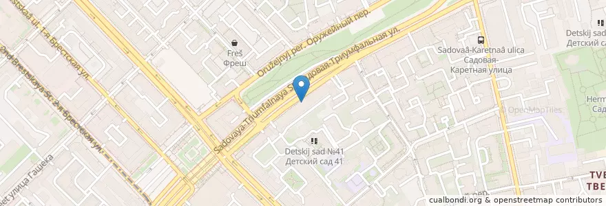 Mapa de ubicacion de ВТБ en Rusia, Distrito Federal Central, Москва, Distrito Administrativo Central, Тверской Район.