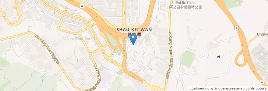 Mapa de ubicacion de Sun Kwong Roasted Goose Restaurant en China, Guangdong, Hong Kong, Hong Kong Island, New Territories, Eastern District.