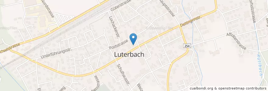 Mapa de ubicacion de Safari Pizza en Швейцария, Золотурн, Amtei Bucheggberg-Wasseramt, Bezirk Wasseramt, Luterbach.
