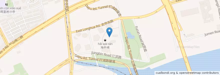 Mapa de ubicacion de Inferno en Cina, Shanghai, Distretto Di Huangpu, Distretto Di Xuhui.