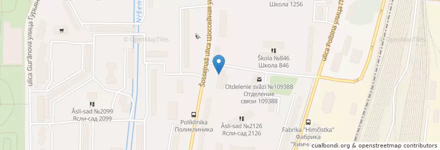 Mapa de ubicacion de Столички en ロシア, 中央連邦管区, モスクワ, Юго-Восточный Административный Округ, Район Печатники.