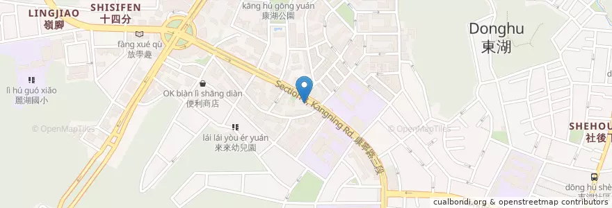 Mapa de ubicacion de 魏之明小兒科診所 en Taiwan, 新北市, Taipei, 內湖區.