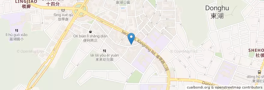 Mapa de ubicacion de 蘭溪江浙菜館 en Taiwan, Nuova Taipei, Taipei, Distretto Di Neihu.