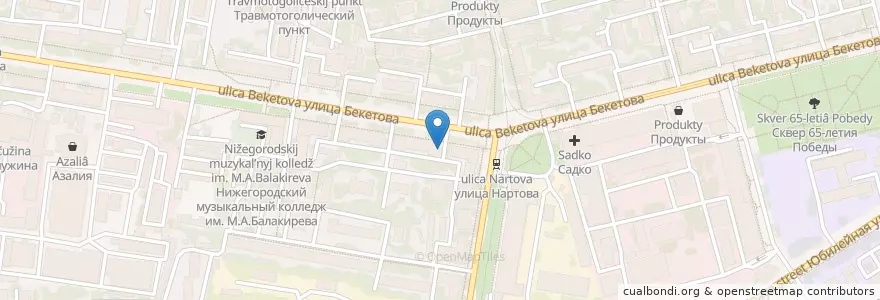 Mapa de ubicacion de Инь-Янь en Russie, District Fédéral De La Volga, Oblast De Nijni Novgorod, Городской Округ Нижний Новгород.