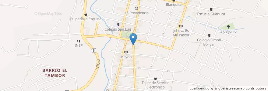 Mapa de ubicacion de Farmacia Oziris en Nicaragua, Matagalpa, Matagalpa (Municipio).