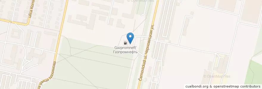Mapa de ubicacion de Газпромнефть en Russie, District Fédéral Central, Oblast De Riazan, Городской Округ Рязань.
