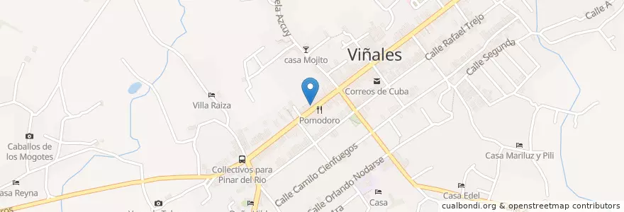 Mapa de ubicacion de JRompiendo Rutina Cafetería en Cuba, Pinar Del Río, Viñales.
