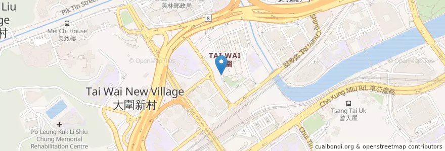 Mapa de ubicacion de 博多拉麵龍亭 Hakata Ramen Ryutei en 중국, 광둥성, 홍콩, 신제, 沙田區 Sha Tin District.