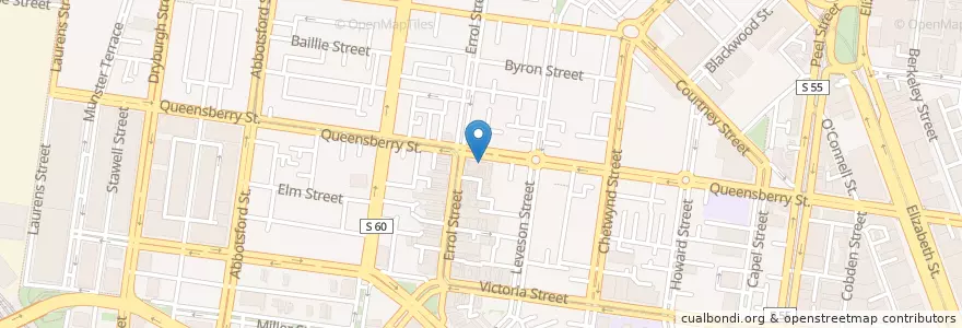 Mapa de ubicacion de Arts House en Australien, Victoria, City Of Melbourne.