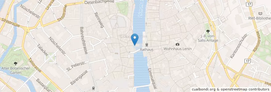 Mapa de ubicacion de Kebap en Switzerland, Zurich, District Zurich, Zurich.