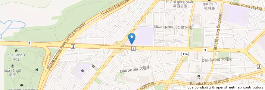 Mapa de ubicacion de 龍山國小 en Taiwan, Nuova Taipei, Taipei, Distretto Di Wanhua.