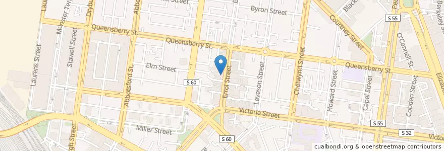 Mapa de ubicacion de Bank of Melbourne en Avustralya, Victoria, City Of Melbourne.