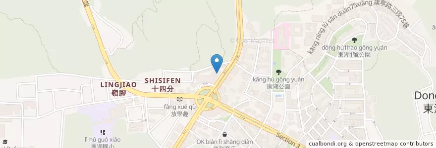 Mapa de ubicacion de 納嘉動物醫院 en Taiwan, New Taipei, Taipei, Neihu District.