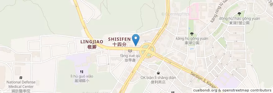 Mapa de ubicacion de 九江味屋 en Tayvan, 新北市, Taipei, 內湖區.
