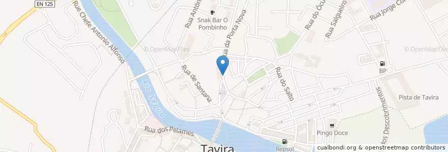 Mapa de ubicacion de Restaurante A Taska en Portugal, Algarve, Algarve, Faro, Tavira, Tavira.