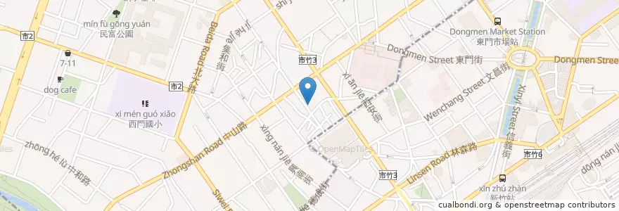 Mapa de ubicacion de 黃啟祥牙醫診所 en 台湾, 台湾省, 新竹市, 北区.
