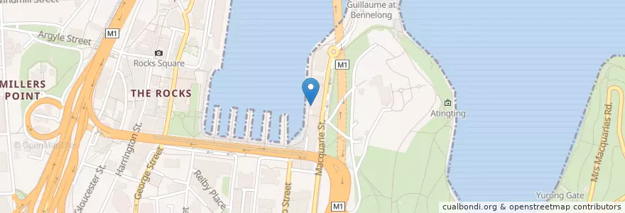 Mapa de ubicacion de Buckley's en Australien, Neusüdwales, Sydney.