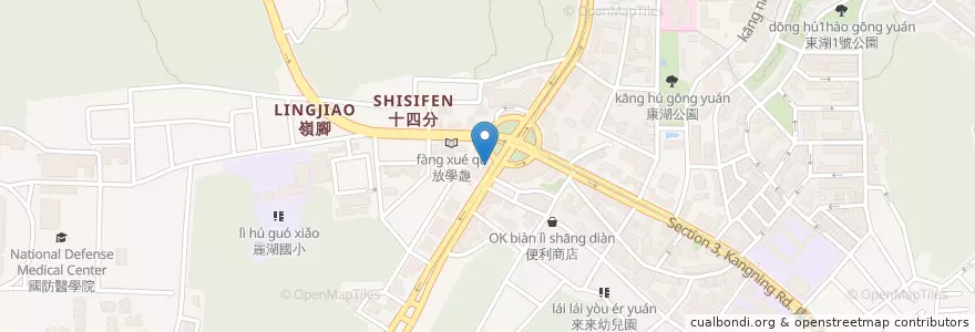 Mapa de ubicacion de 樂雅樂 en Тайвань, Новый Тайбэй, Тайбэй, Нэйху.