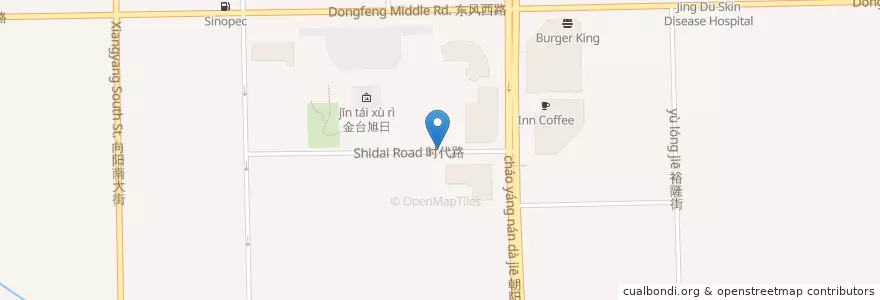 Mapa de ubicacion de Deep Club en 中国, 河北省, 保定市, 竞秀区.