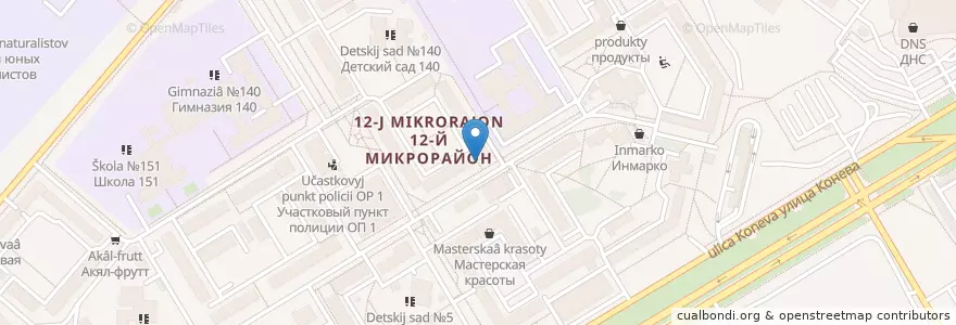 Mapa de ubicacion de Аптека от склада en Russland, Föderationskreis Sibirien, Oblast Omsk, Омский Район, Городской Округ Омск.