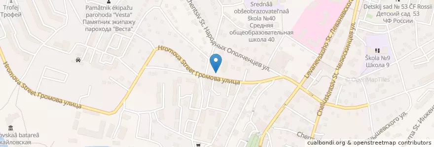 Mapa de ubicacion de Детский сад 85 en Russia, South Federal District, Sevastopol, Sevastopol, Нахимовский Район, Нахимовский Округ.